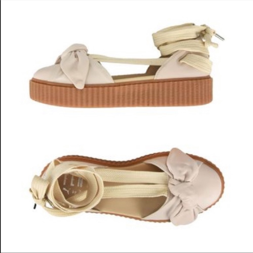 Fenty x Puma bow lace-up shoes